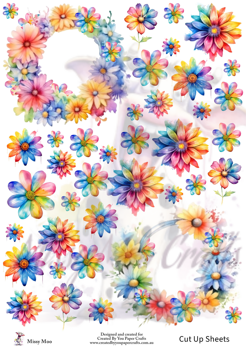 A4 Cut Up Sheets - 17 – Created By You Paper Crafts