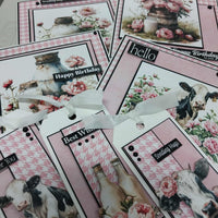 Cows in the garden- Card Kit