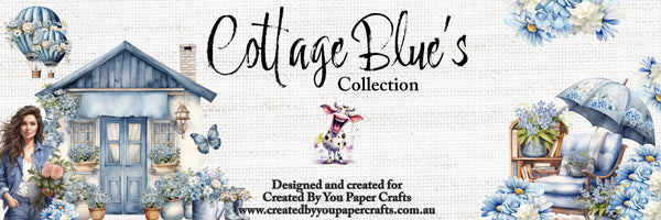 Cottage Blue's 8x8 Paper Pack