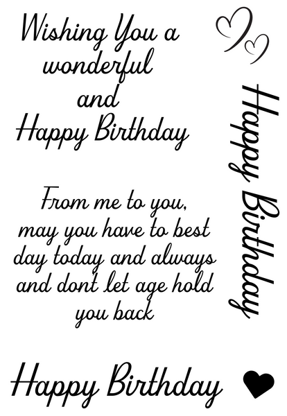 Birthday 01 - Stamps