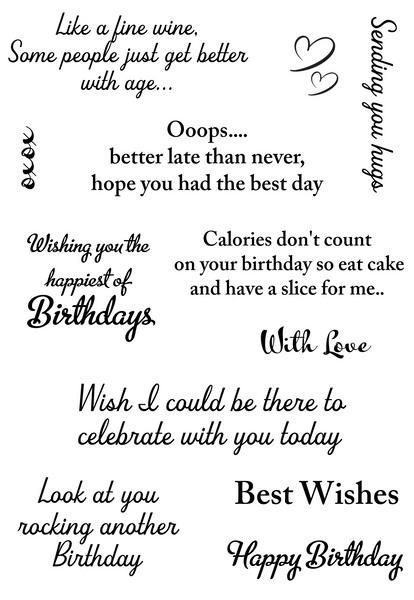 Birthday 03 - Stamps