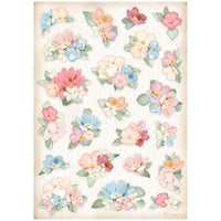 Oh La La - A4 Rice Paper - Single - Flowers