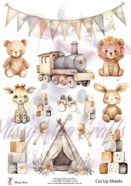 A4 Cut Up Sheets - 10