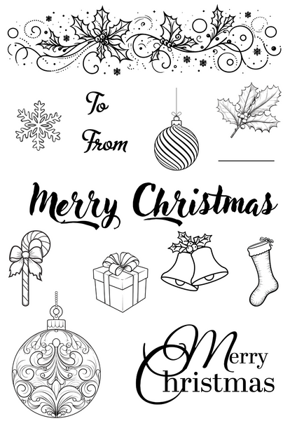 Christmas Flourish Stamp Set