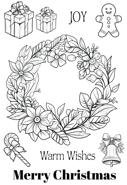 Christmas Wreath Stamp Set