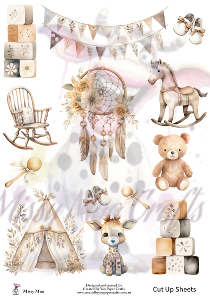 A4 Cut Up Sheets - 09
