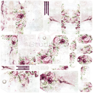 Studio 73 - Bloomin Shabby Chic -  Tags, Pockets & Shapes