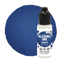 Eggplant /Navy - Alcohol Ink