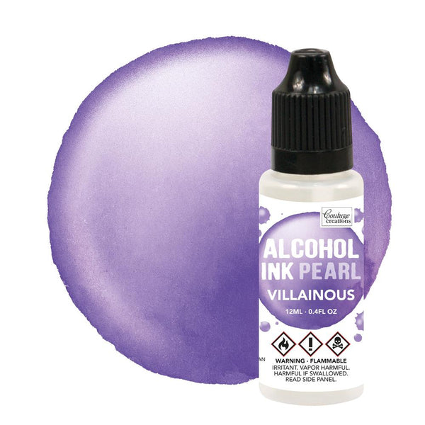 Villainous/ Lavender Pearl - Alcohol Ink