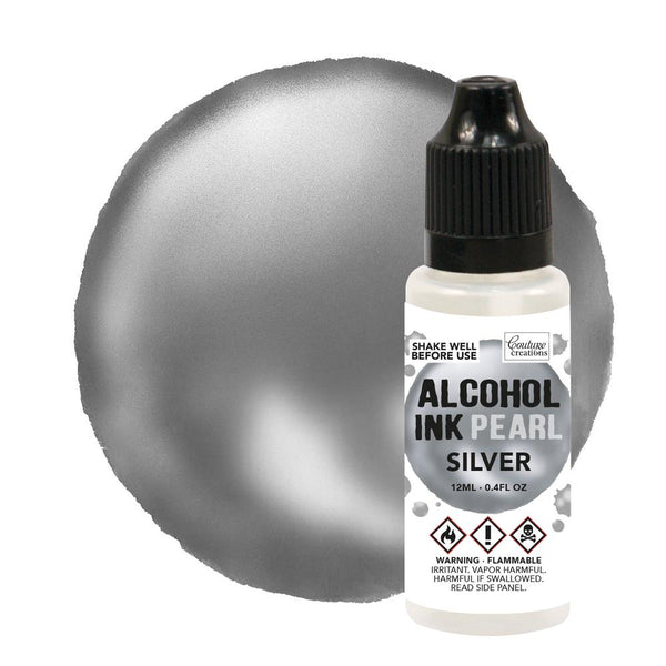 Silver - PEARL Alcohol Ink