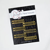 Studio 73 Metal Treasures - Word Plate Bronze